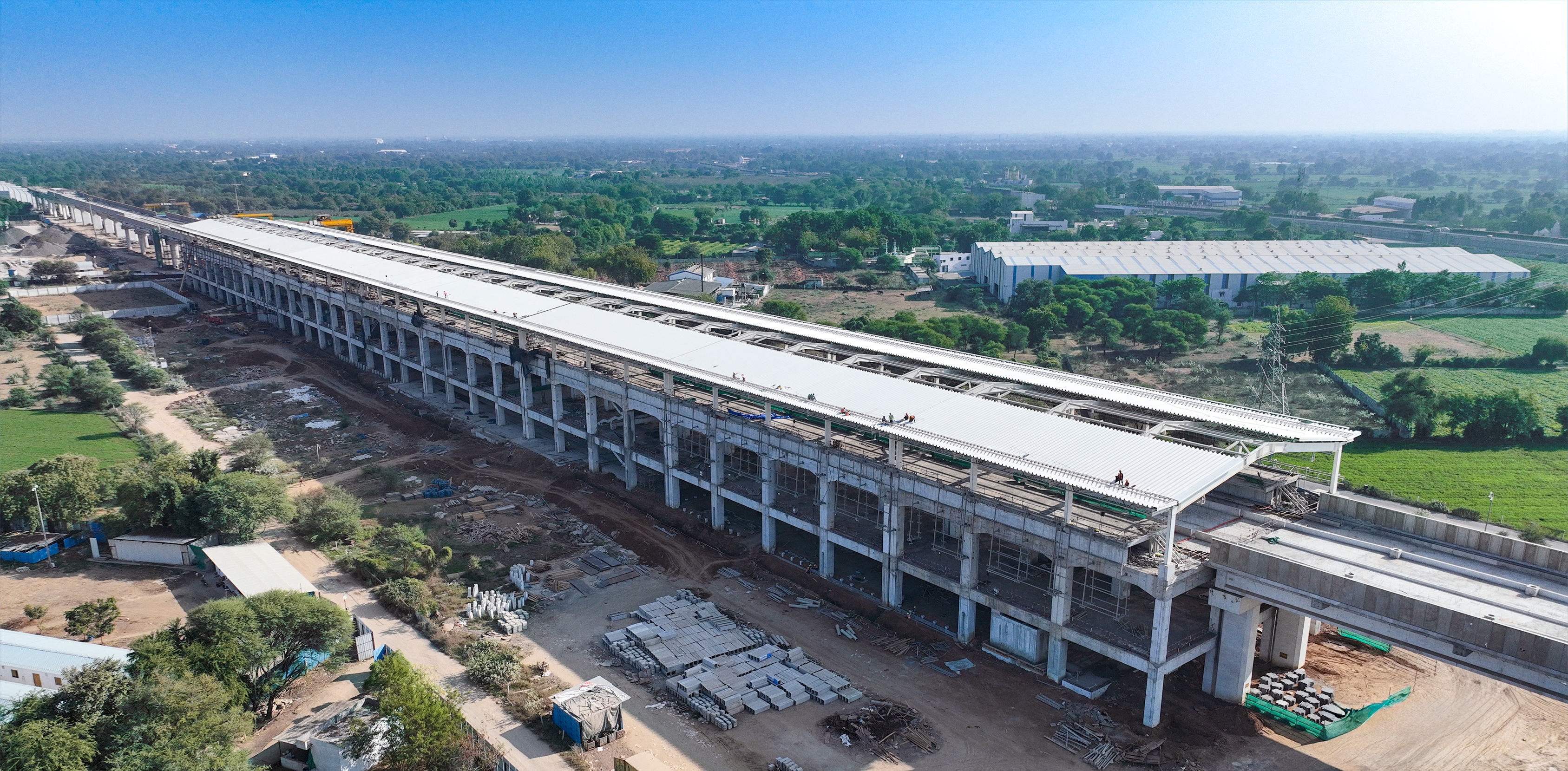 वडोदरा ज़िले में FSLM कास्टिंग यार्ड, अप्रैल 2023